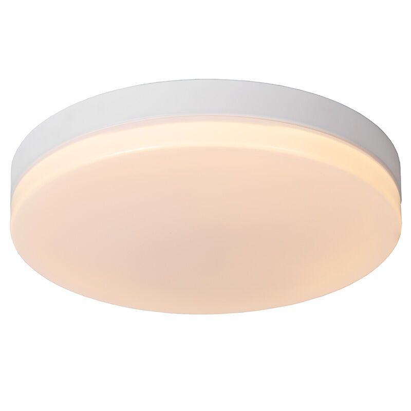 Candeeiro de teto para casa de banho de plástico branco, Biskit, 36W, LED 2700K, IP44 Candeeiro de teto para casa de banho de plástico branco, Biskit, 36W, LED 2700K, IP44