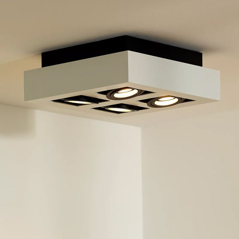 Aplique de teto moderno branco, Xirax Aplique de teto moderno branco, Xirax