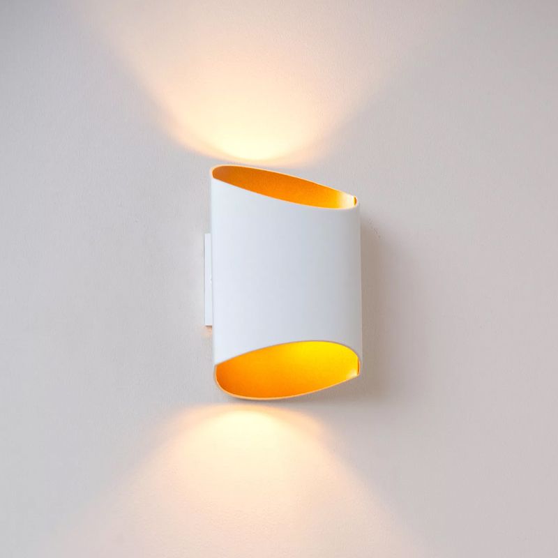 Candeeiro up down moderno branco, Diletta