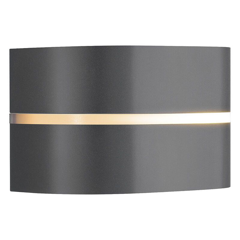 Candeeiro para exterior de alumínio antracite, Sibelis, IP44 Candeeiro para exterior de alumínio antracite, Sibelis, IP44