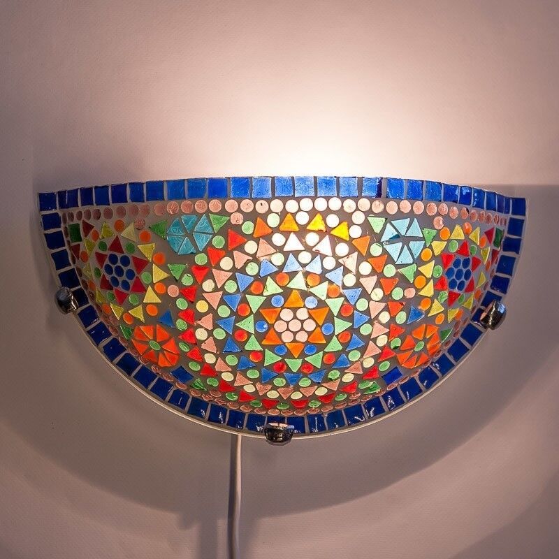 Aplique de parede multicolorido oriental, Haja