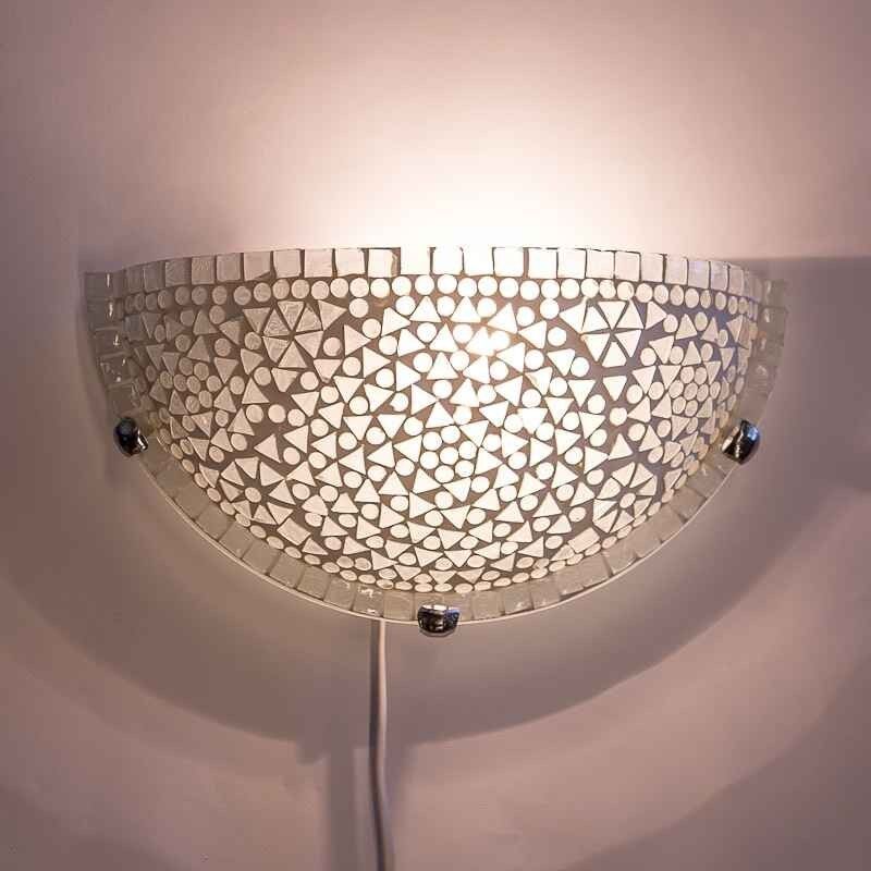 Aplique de parede transparente oriental, Haja