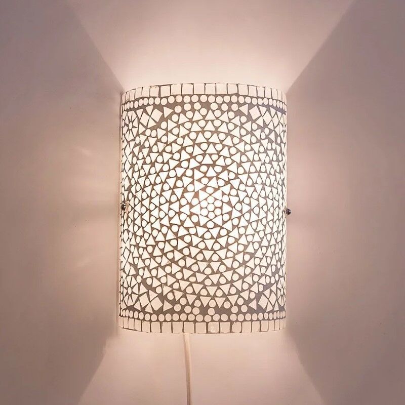 Aplique de parede transparente oriental, Mahdia
