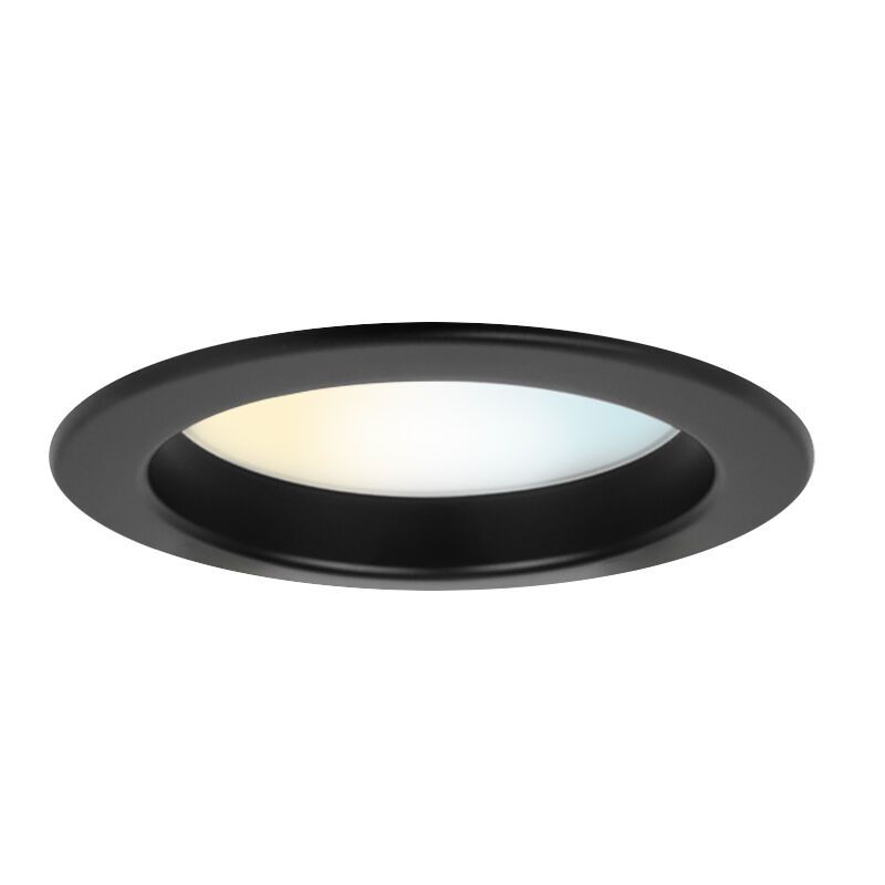 Downlight de alumínio preto, Otmar, 12W, LED white switch, IP22