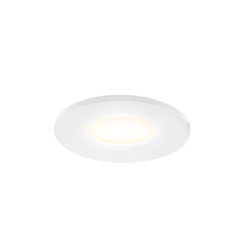 Foco de encastrar pequenos de alumínio branco, Philomena, 3,4W, LED 3000K, IP44