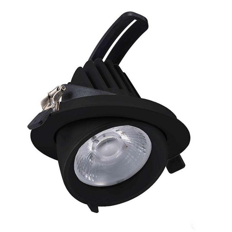 Downlight de alumínio preto, Shanaya, 30W, LED white switch Downlight de alumínio preto, Shanaya, 30W, LED white switch