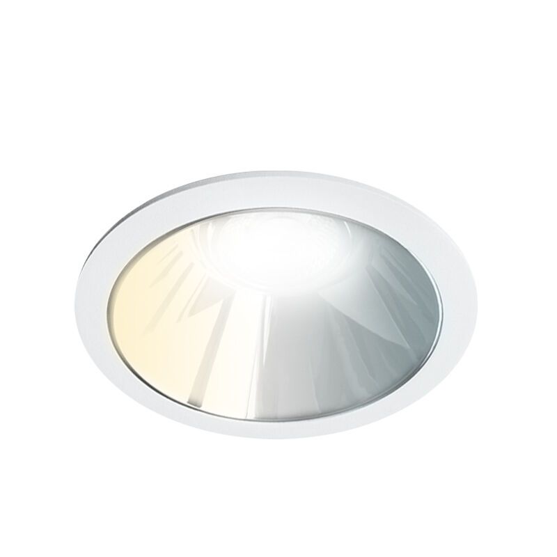 Downlight de alumínio branco, Maud, 10W, LED white switch, IP22 Downlight de alumínio branco, Maud, 10W, LED white switch, IP22
