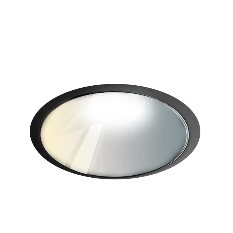 Downlight de alumínio preto, Maud, 16W, LED white switch, IP22