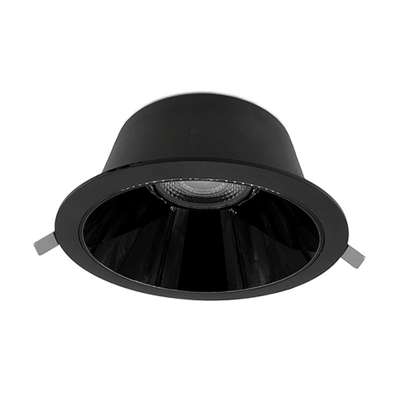 Downlight de alumínio preto, Maud, 16W, LED white switch, IP22