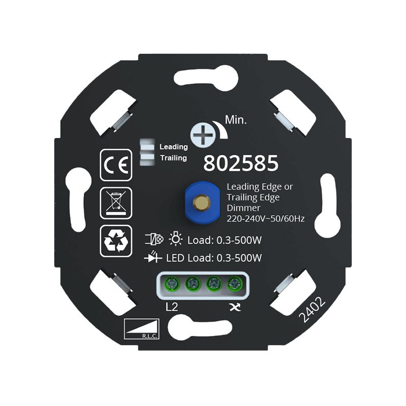 Dimmer duplo para LED 0,3-500W
