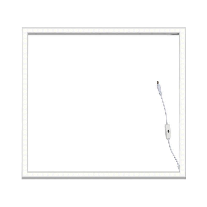 Luminária LED para teto suspenso de 60x60 cm - interruptor branco - 32W - 3200 lm - UGR <23