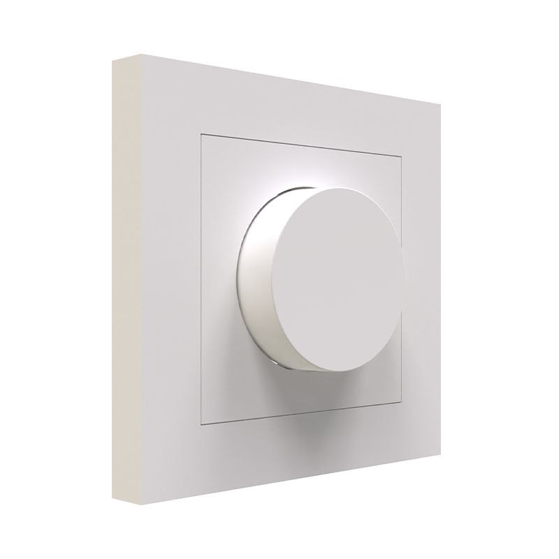 Placa de cobertura branca para dimmer único Placa de cobertura branca para dimmer único