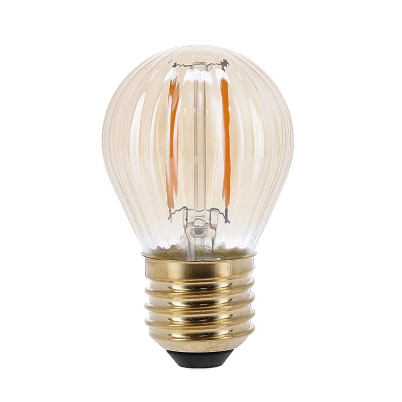 Lâmpada LED âmbar E27 dimerizável, 2W, 2000K Lâmpada LED âmbar E27 dimerizável, 2W, 2000K