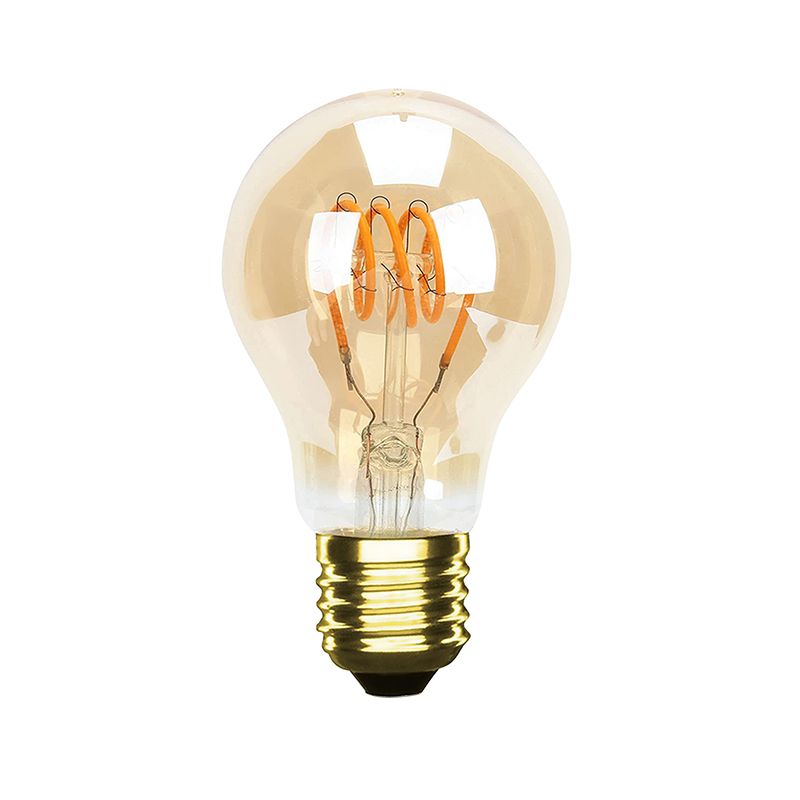 Lâmpada LED âmbar E27 dimerizável, 4W, 2000K