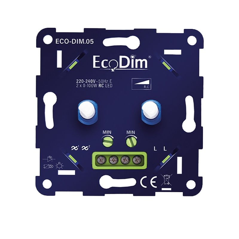 Dimmer duplo de LED WiFi 0-100W Dimmer duplo de LED WiFi 0-100W