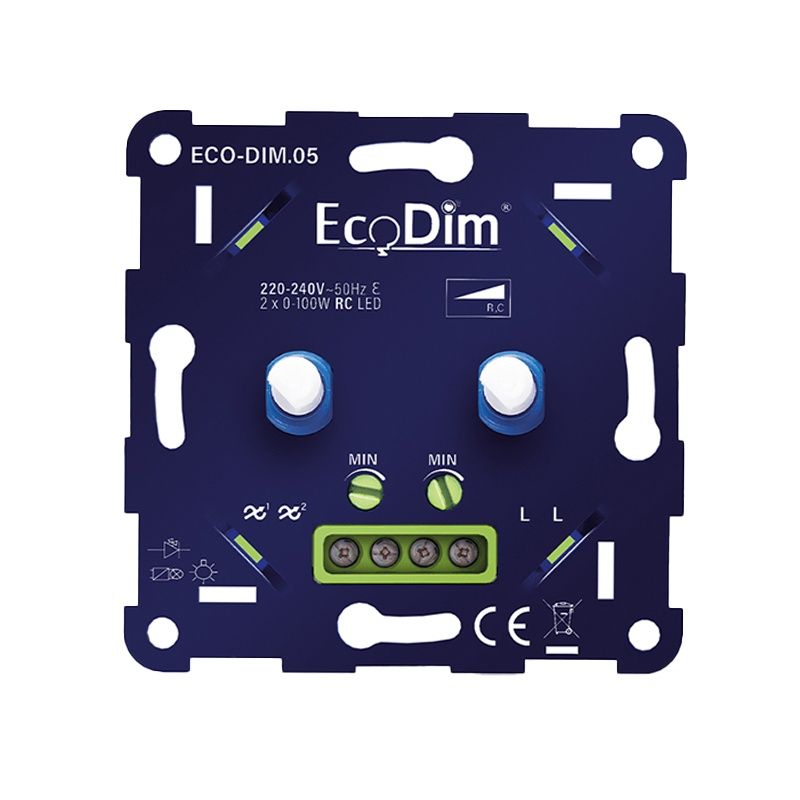 Dimmer duplo Zigbee para LED 0-100W