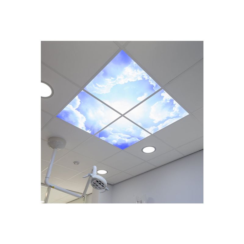 Nuvem de fotos - conjunto de 3 placas de acrílico com impressão, para painéis de LED de 60x60 cm.