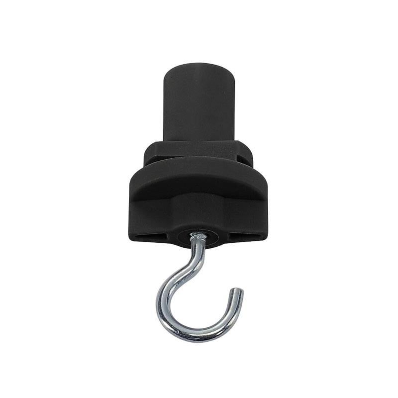 Adaptador trifásico com gancho, preto, Pro
