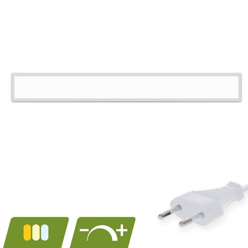 Painel LED 15x120 - 30W - interruptor branco - UGR<19 - dimerizável - retroiluminado