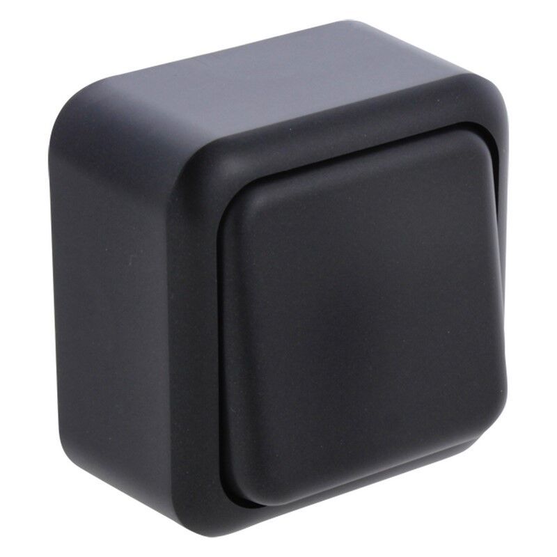 Interruptor de montagem em superfície Q-Link, preto Interruptor de montagem em superfície Q-Link, preto
