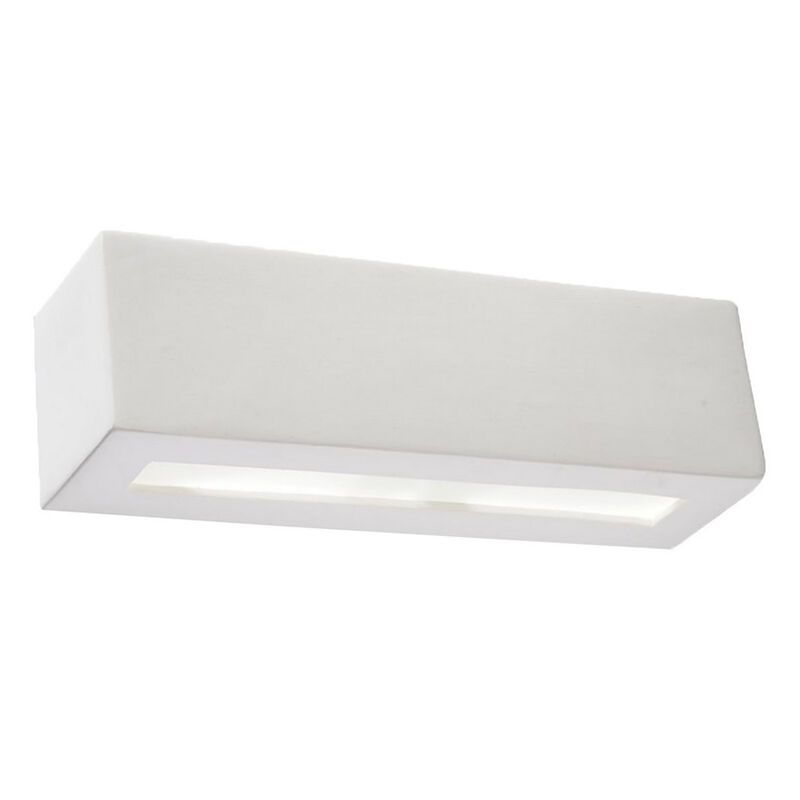 Candeeiro up down de vidro branco, Emmaly