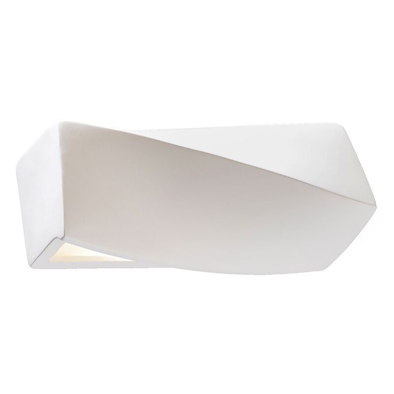 Candeeiro up down de vidro branco, Annick