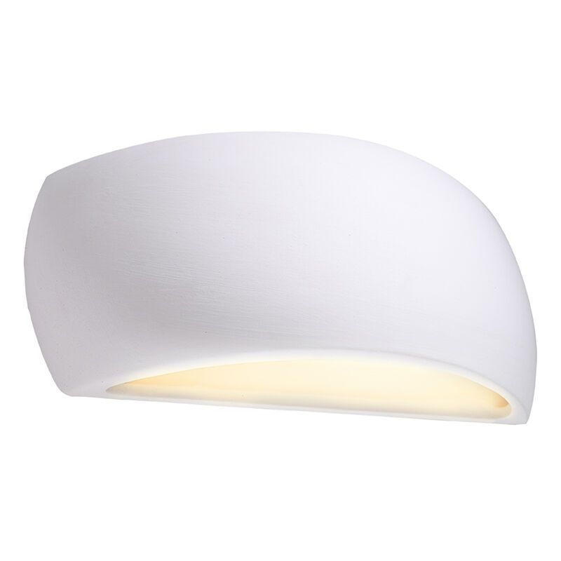 Candeeiro up down de vidro branco, Laurenz