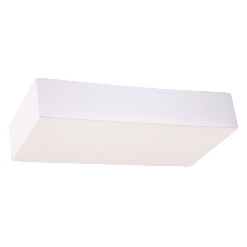 Aplique de parede de cerâmica branco, Lavinia