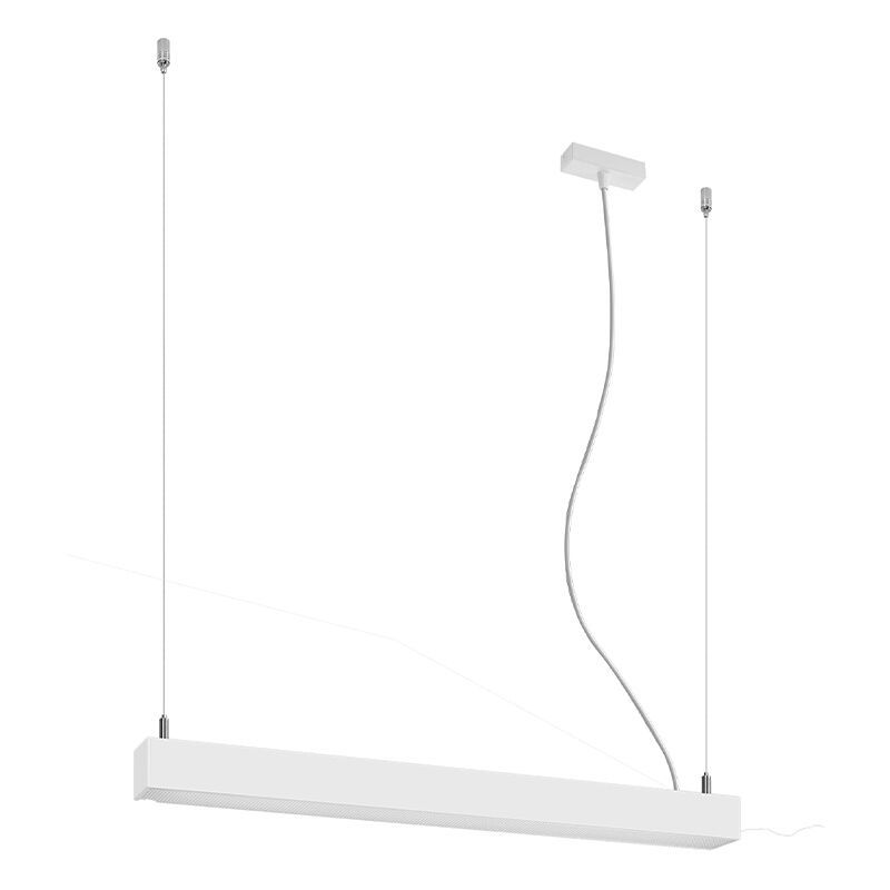Candeeiro suspenso de alumínio branco, Mascha, 22W, LED 3000K