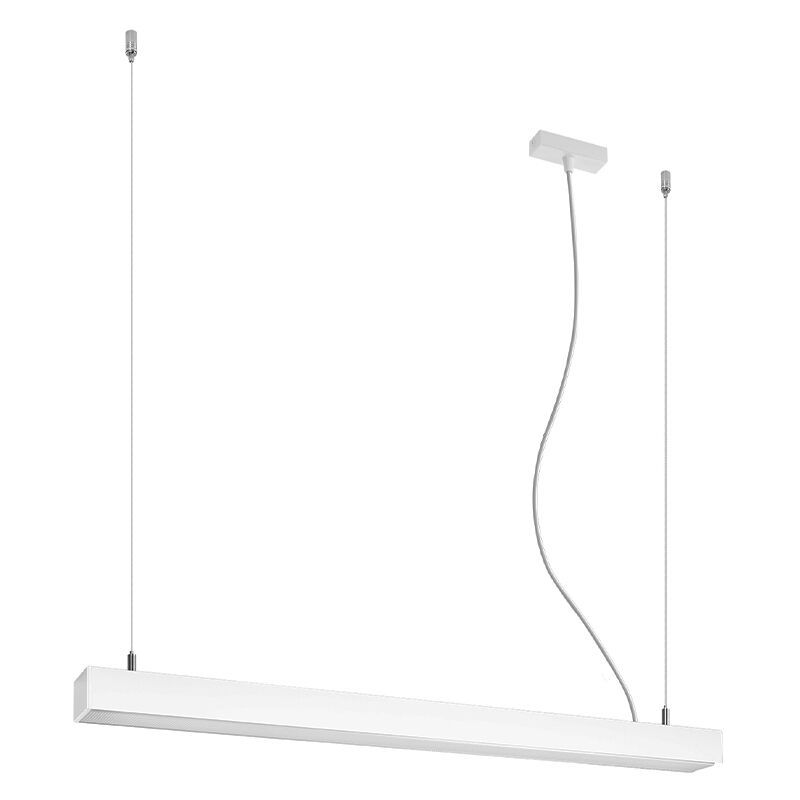 Candeeiro suspenso de alumínio branco, Mascha, 31W, LED 3000K
