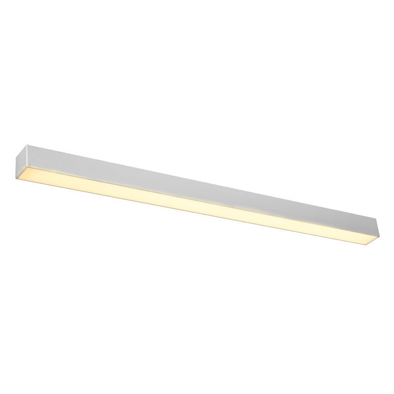 Aplique de parede de alumínio cinzento, Mascha, 31W, LED 3000K Aplique de parede de alumínio cinzento, Mascha, 31W, LED 3000K