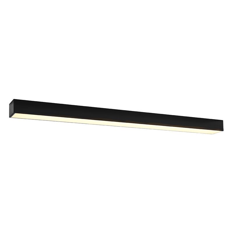 Candeeiro de teto de alumínio preto, Mascha, 38W, LED 3000K