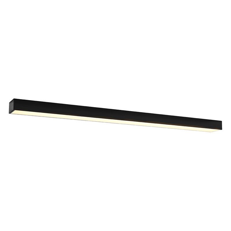Candeeiro de teto de alumínio preto, Mascha, 48W, LED 3000K
