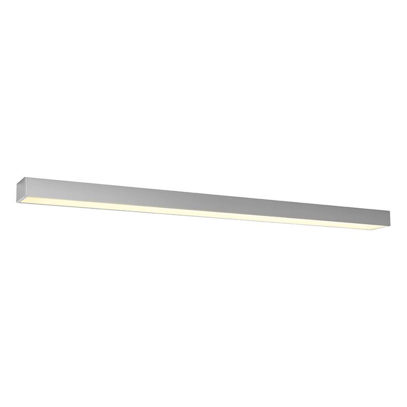Candeeiro de teto de alumínio cinzento, Mascha, 48W, LED 3000K Candeeiro de teto de alumínio cinzento, Mascha, 48W, LED 3000K