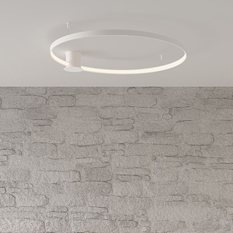 Plafon de alumínio branco, Ringo, 30W, LED 3000K Plafon de alumínio branco, Ringo, 30W, LED 3000K