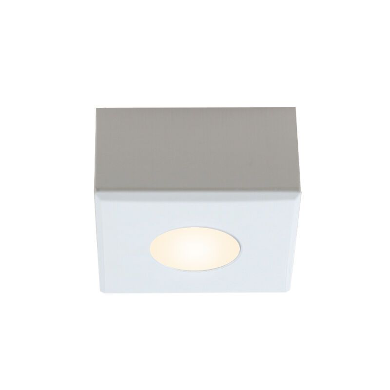 Aplique de teto de veranda de alumínio branco, Fredo, 3W, LED 2700K, IP44