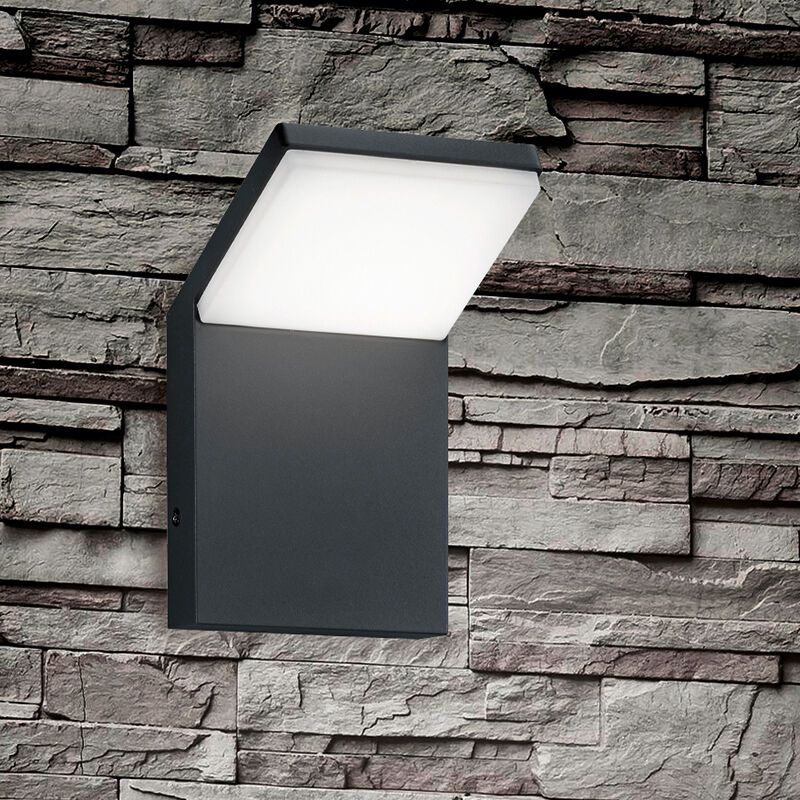 Candeeiro para exterior moderno antracite, Solana, 9W, LED 3000K, IP54 Candeeiro para exterior moderno antracite, Solana, 9W, LED 3000K, IP54