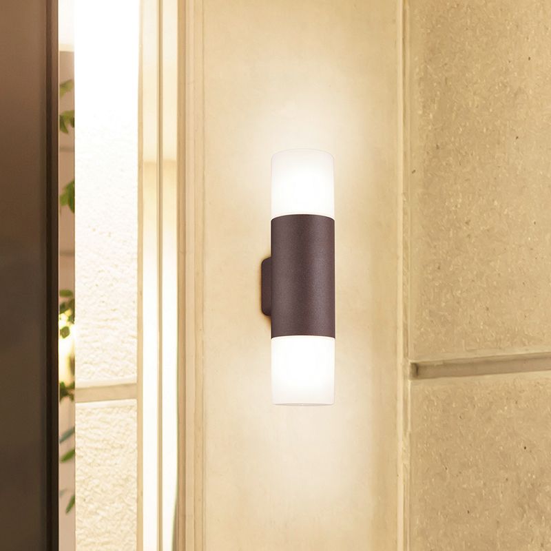 Candeeiro para exterior moderno cor de ferrugem, Fjelso, IP44