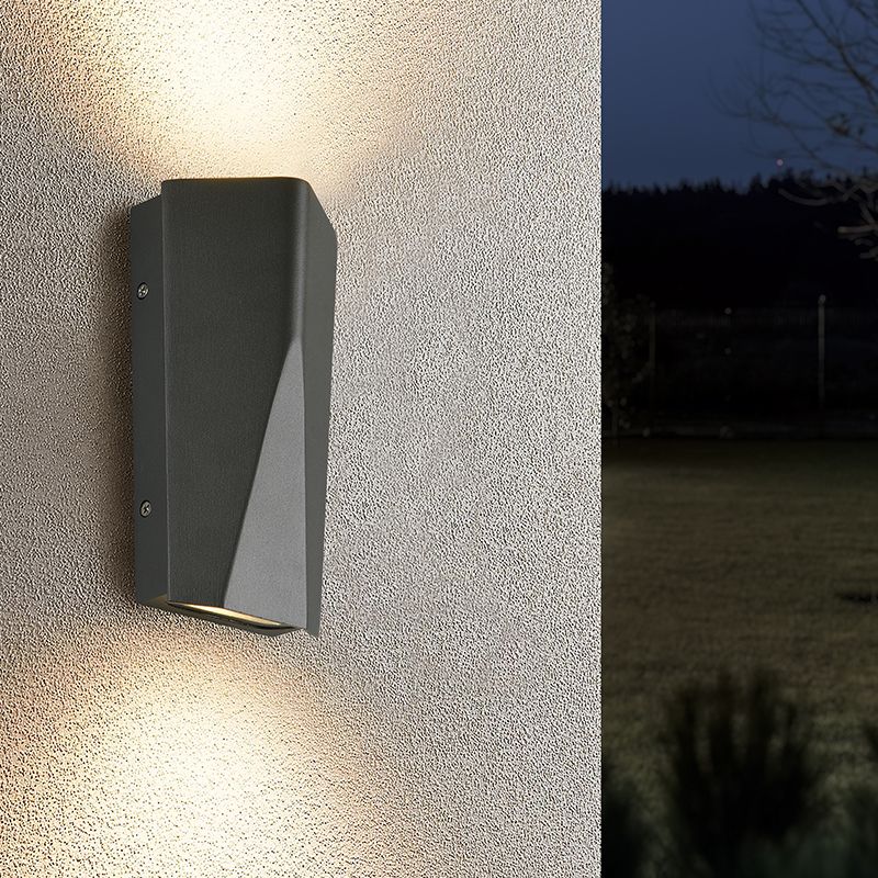 Candeeiro para exterior design antracite, Sahl, 4,5W, LED 3000K, IP65