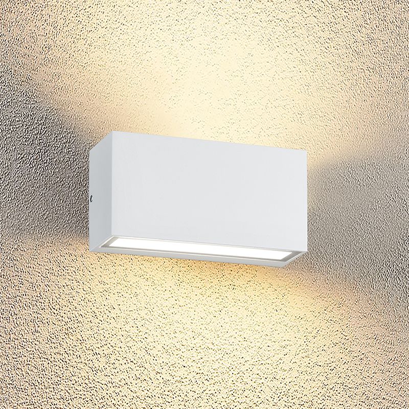 Candeeiro para exterior moderno branco, Seby, 10W, LED 3000K, IP65