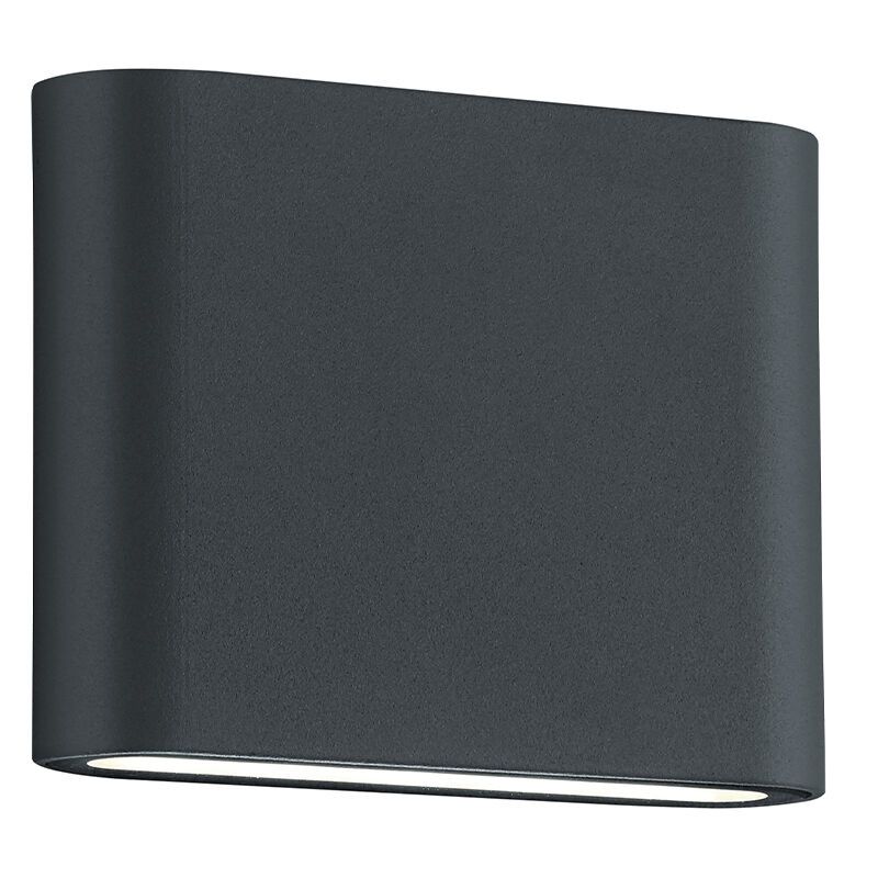 Candeeiro para exterior moderno antracite, Bridlington, 2,5W, LED 3000K, IP54