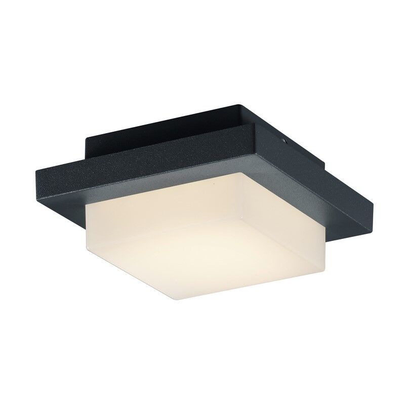 Candeeiro para exterior de alumínio antracite, Bletchley, 3,5W, LED 3000K, IP54 Candeeiro para exterior de alumínio antracite, Bletchley, 3,5W, LED 3000K, IP54