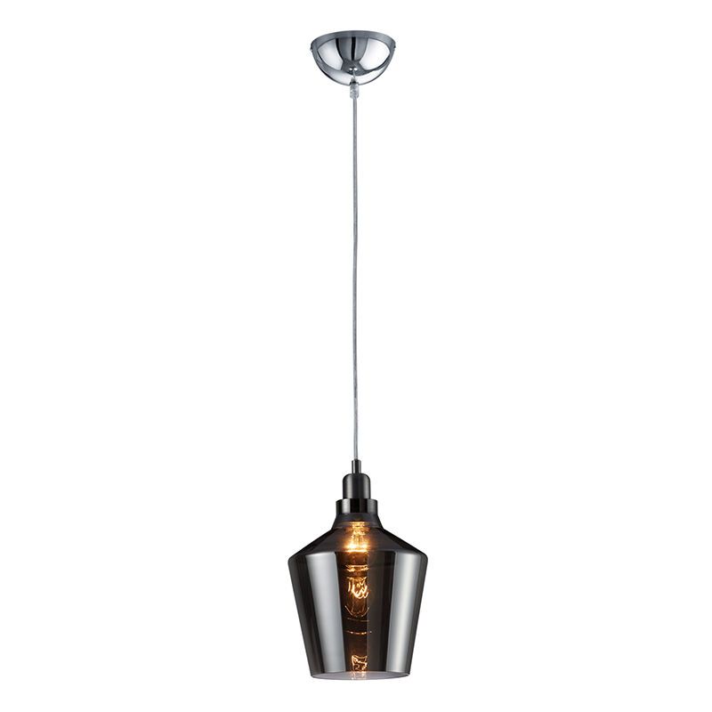 Candeeiro suspenso design cinzento, Mika