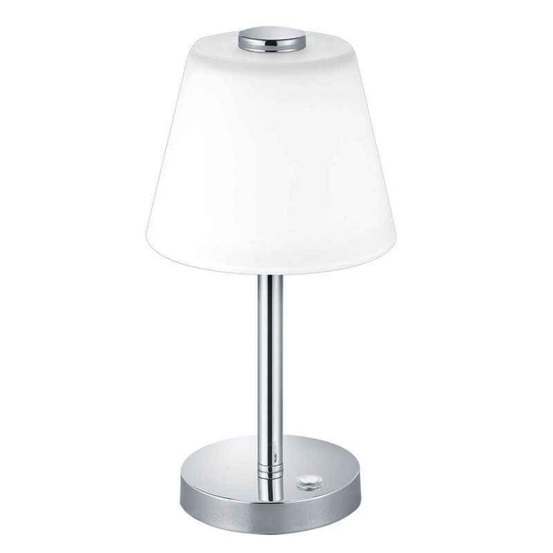 Candeeiro de mesa moderno cromo, Liv, 4W, LED 3000K, com interruptor