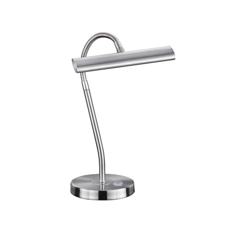 Candeeiro de mesa moderno níquel, Eliza, 4W, LED 3000K, com interruptor