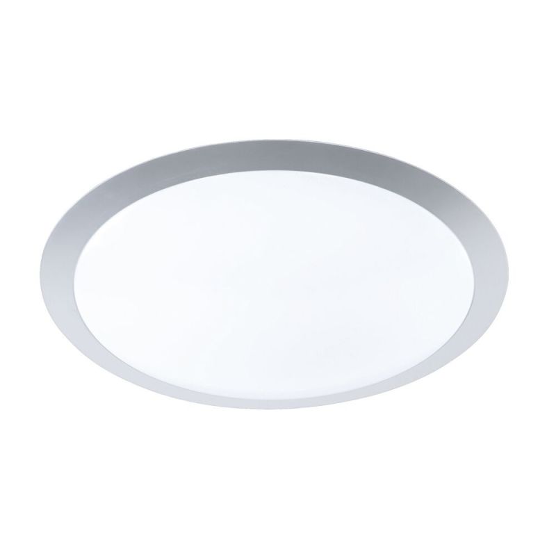 Plafon de plástico prateado, Ramsgate, 25W, LED 3000K