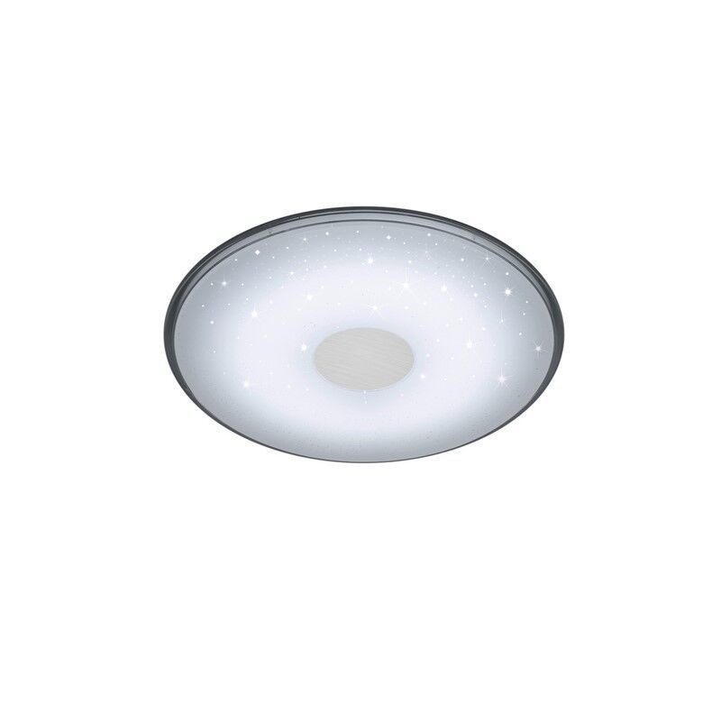 Plafon moderno branco, Levain, 30W, LED ajustável de branco quente a branco frio, com comando à distância