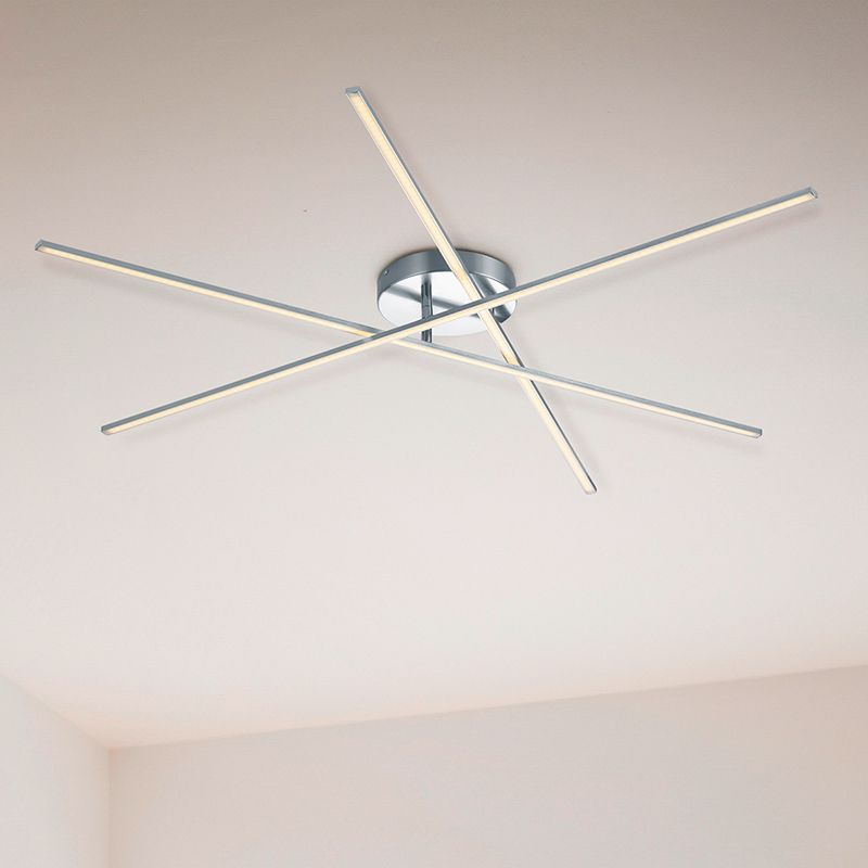Plafon design níquel, Gottrup, 8,5W, LED 3000K Plafon design níquel, Gottrup, 8,5W, LED 3000K