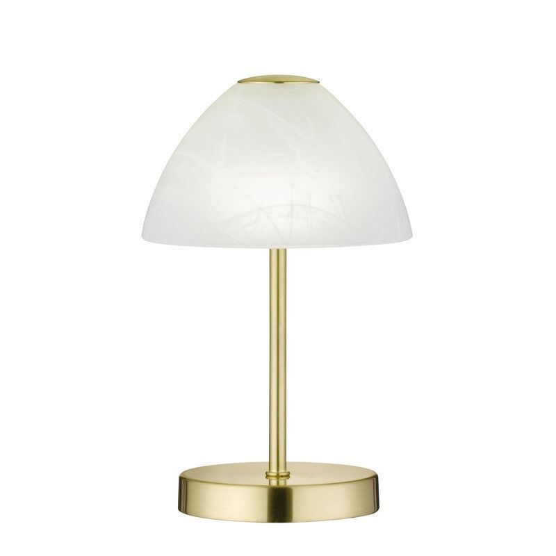 Candeeiro de mesa moderno latão, Aaron, 2,5W, LED 3000K, com interruptor
