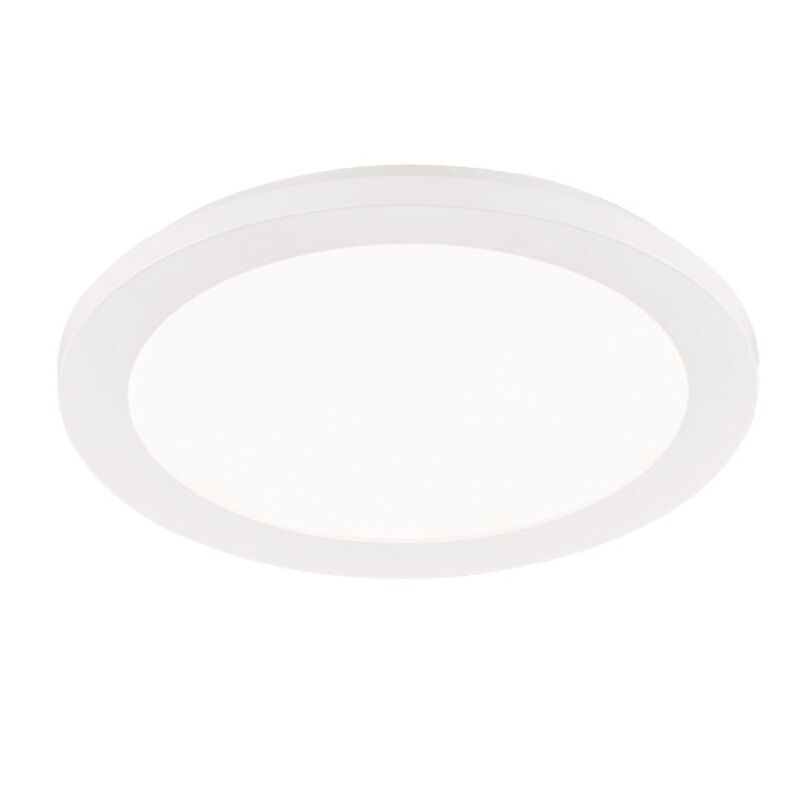 Plafon moderno branco, Gistrup, 15W, LED 3000K, IP44, regulável em 3 níveis Plafon moderno branco, Gistrup, 15W, LED 3000K, IP44, regulável em 3 níveis